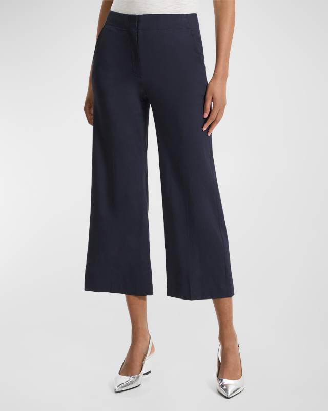 Terena Cropped Wide-Leg Pants